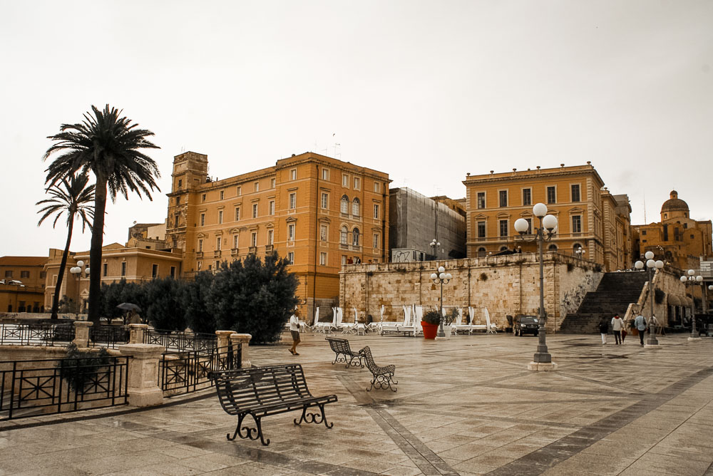 Cagliari-Sardinien-Aussicht