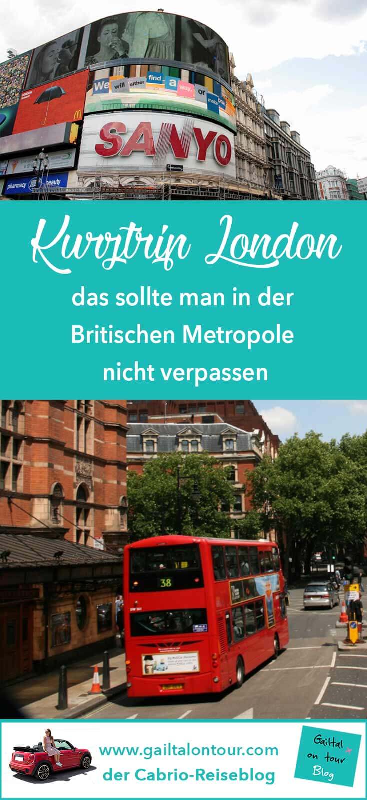 London Tipps Kurztrip