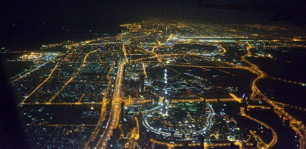 Landeanflug auf Dubai