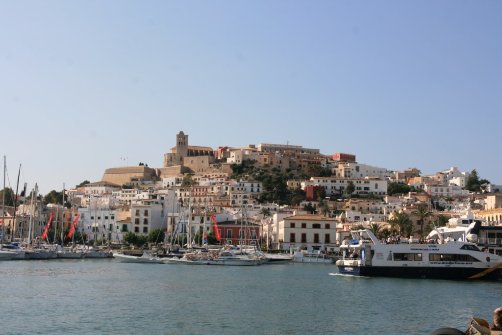 malerische Stadt Ibiza / Eivissa