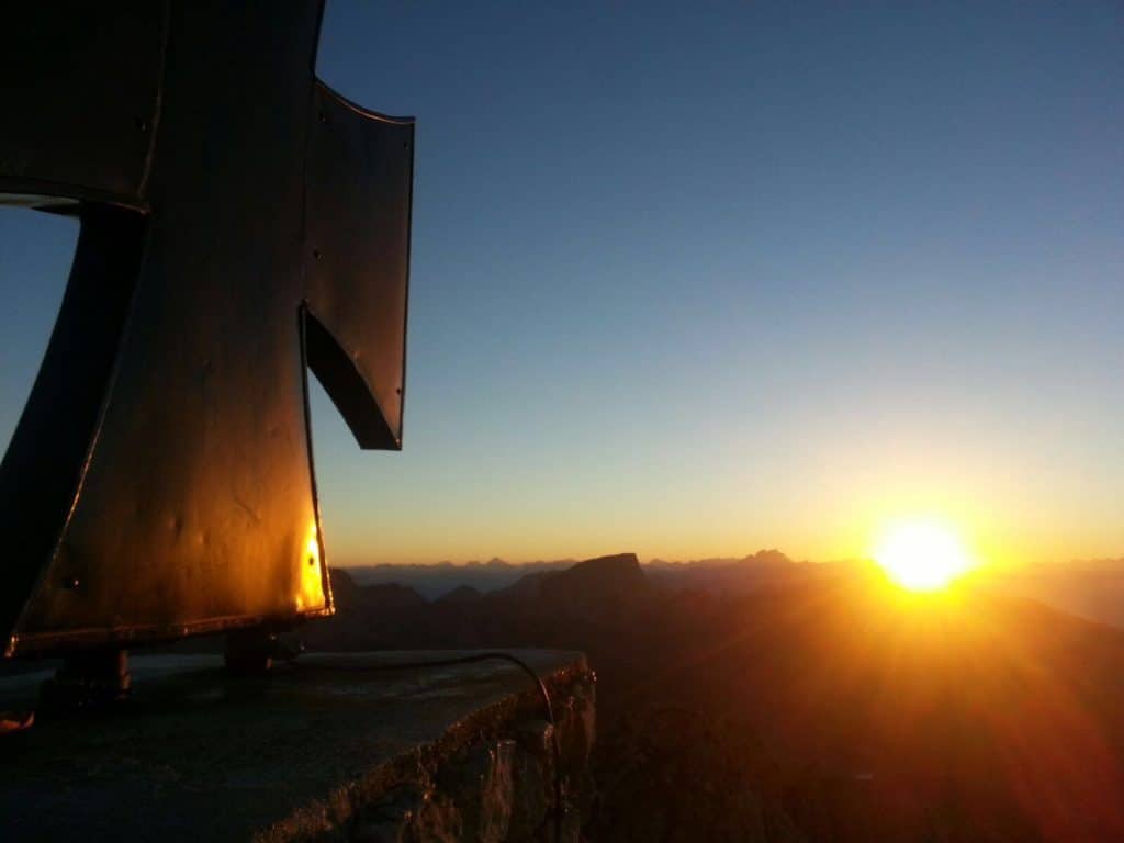 Sonnenuntergang Gartnerkofel Nassfeld