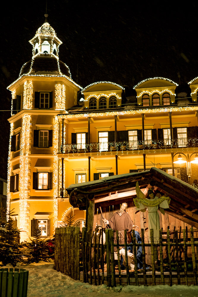 Schloss Velden zur Adventszeit