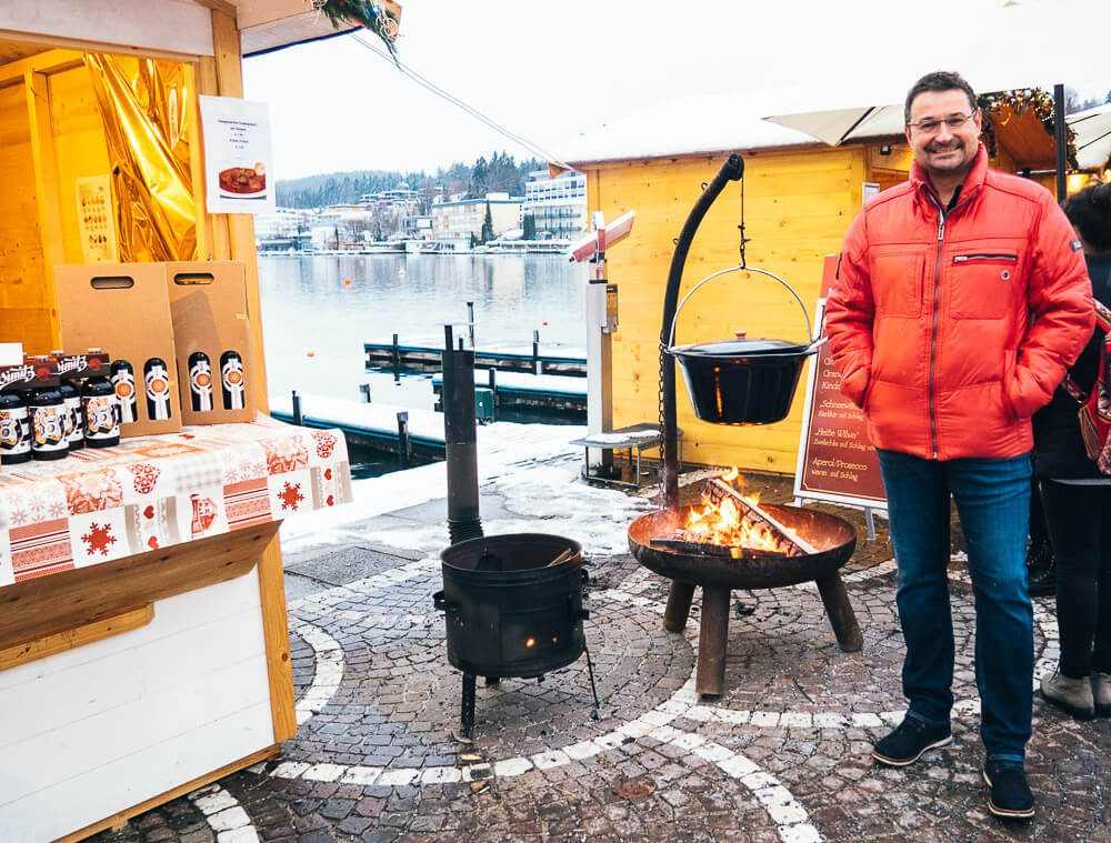 Velden zur Weihnachtszeit