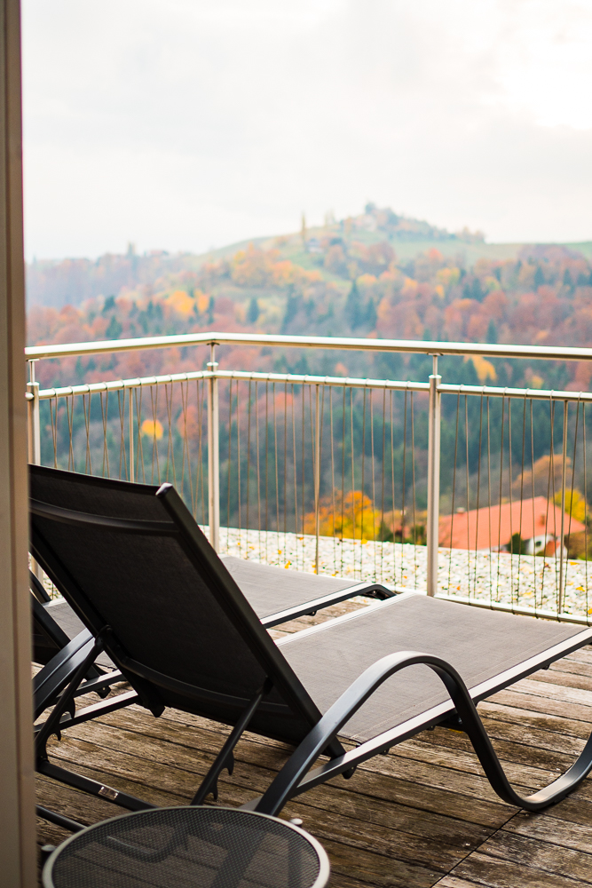 Terrasse Hotel Vincent Aussicht